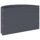 Plantekasse Antracit 60 x 30 x 35 cm Stål
