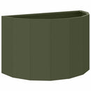 Plantekasse Oliven grøn 60 x 30 x 35 cm Stål