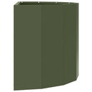 Plantekasse Oliven grøn 60 x 30 x 35 cm Stål