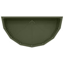 Plantekasse Oliven grøn 60 x 30 x 35 cm Stål