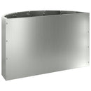 Plantekasse Sølv 60 x 30 x 35 cm Galvaniseret stål