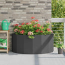 Plantekasse Sort 120 x 60 x 50 cm Stål