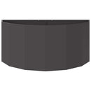 Plantekasse Sort 120 x 60 x 50 cm Stål