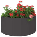 Plantekasse Sort 120 x 60 x 50 cm Stål