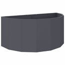 Plantekasse Antracit 120 x 60 x 50 cm Stål