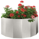 Plantekasse Sølv 120 x 60 x 50 cm Rustfrit stål