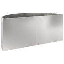 Plantekasse Sølv 120 x 60 x 50 cm Galvaniseret stål