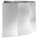 Plantekasse Sølv 120 x 60 x 50 cm Galvaniseret stål