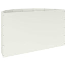Plantekasse Hvid 90 x 45 x 50 cm Stål