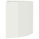 Plantekasse Hvid 90 x 45 x 50 cm Stål