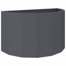 Plantekasse Antracit 90 x 45 x 50 cm Stål