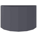 Plantekasse Antracit 90 x 45 x 50 cm Stål