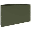 Plantekasse Oliven grøn 90 x 45 x 50 cm Stål