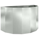 Plantekasse Sølv 90 x 45 x 50 cm Galvaniseret stål - Xlshop.dk