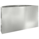 Plantekasse Sølv 90 x 45 x 50 cm Galvaniseret stål - Xlshop.dk