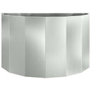 Plantekasse Sølv 90 x 45 x 50 cm Galvaniseret stål - Xlshop.dk