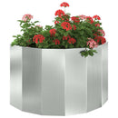 Plantekasse Sølv 90 x 45 x 50 cm Galvaniseret stål - Xlshop.dk