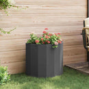 Plantekasse Sort 60 x 30 x 50 cm Stål