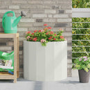 Plantekasse Hvid 60 x 30 x 50 cm Stål