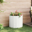 Plantekasse Hvid 60 x 30 x 50 cm Stål