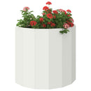 Plantekasse Hvid 60 x 30 x 50 cm Stål