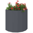 Plantekasse Antracit 60 x 30 x 50 cm Stål
