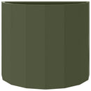 Plantekasse Oliven grøn 60 x 30 x 50 cm Stål
