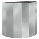 Plantekasse Sølv 60 x 30 x 50 cm Galvaniseret stål - Xlshop.dk