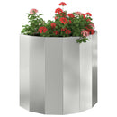 Plantekasse Sølv 60 x 30 x 50 cm Galvaniseret stål - Xlshop.dk