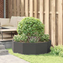 Plantekasse Sort 120 x 120 x 35 cm Stål