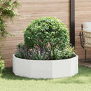 Plantekasse Hvid 120 x 120 x 35 cm Stål