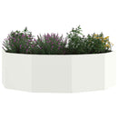 Plantekasse Hvid 120 x 120 x 35 cm Stål