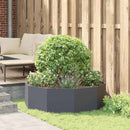Plantekasse Antracit 120 x 120 x 35 cm Stål