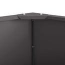 Plantekasse Sort 90 x 90 x 35 cm Stål