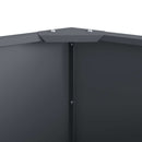 Plantekasse Antracit 90 x 90 x 35 cm Stål