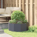 Plantekasse Antracit 90 x 90 x 35 cm Stål