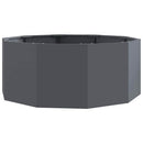 Plantekasse Antracit 90 x 90 x 35 cm Stål