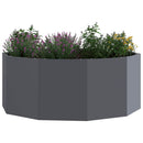 Plantekasse Antracit 90 x 90 x 35 cm Stål