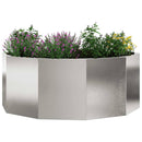 Plantekasse Sølv 90 x 90 x 35 cm Rustfrit stål
