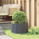 Plantekasse Antracit 60 x 60 x 35 cm Stål