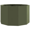 Plantekasse Oliven grøn 60 x 60 x 35 cm Stål
