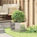 Plantekasse Sølv 60 x 60 x 35 cm Rustfrit stål