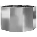 Plantekasse Sølv 60 x 60 x 35 cm Galvaniseret stål