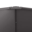 Plantekasse Sort 120 x 120 x 50 cm Stål