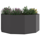 Plantekasse Sort 120 x 120 x 50 cm Stål