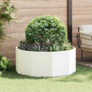 Plantekasse Hvid 120 x 120 x 50 cm Stål