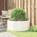 Plantekasse Hvid 120 x 120 x 50 cm Stål