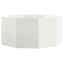 Plantekasse Hvid 120 x 120 x 50 cm Stål