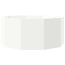 Plantekasse Hvid 120 x 120 x 50 cm Stål