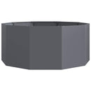 Plantekasse Antracit 120 x 120 x 50 cm Stål